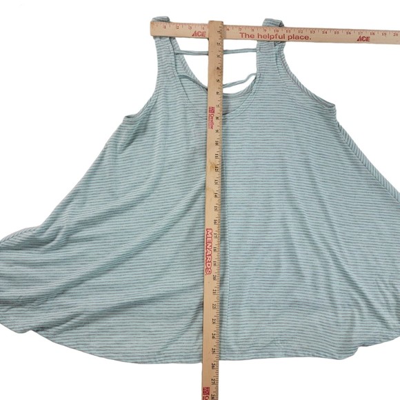 Tunic Tank Top Shirt Junior M Sz 7-9 Zodiac Healing Crystals Sleeveless Striped - Picture 13 of 16
